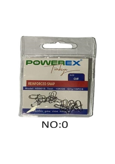 Powerex Duolock Snap Lrf -spin Klipsi 10 Adet - No:0