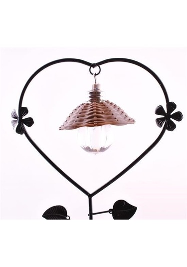 Zmc Bilişim Pilli Işıklı Romantik Çift Tema Büyük Boy Dekoratif Ahşap Biblo