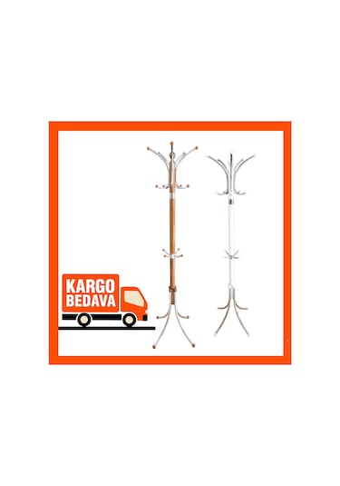 Tolunay Portmanto Ayaklı Askılık - Yonca Model