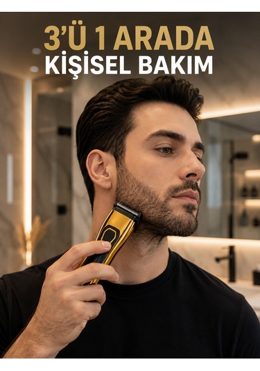 Saç, Sakal, Burun Ve Kulak Bakımı İçin Çok Amaçlı Tıraş Makinesi - Lisinya 1 - 2 Saat