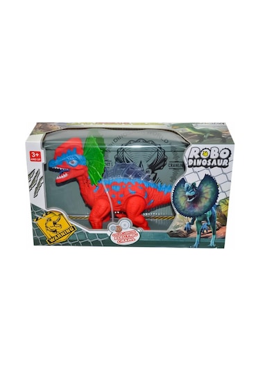 272-005ABC Kutulu Pilli Sesli Işıklı Dinozor - Can-Em Oyuncak