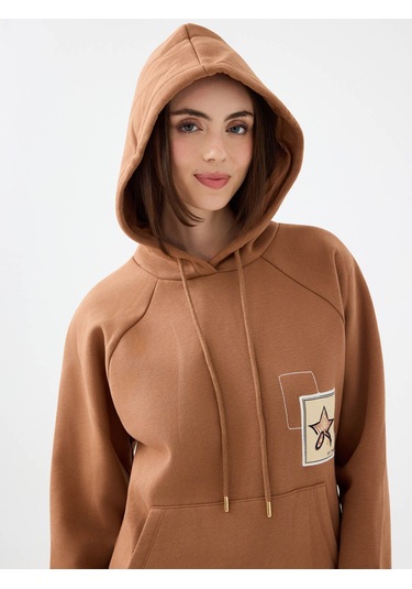 Loft Kahverengi Kadın Sweatshirt Lf2040768 Kahverengi