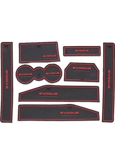 Fosenze Range Rover Evoque 2012-2018 İçin 8 Adet Kauçuk Kapı Yerin Dizaynı: Su Geçirmez, Sıcak Dayanıklı, Gürültü Önleyici Ve Kolay Temizlenir