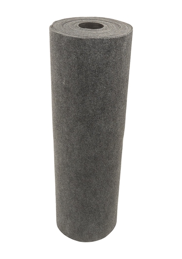 Rulo Paspas, Gri Halılı Paspas, 90 Cm.x1 Mt.