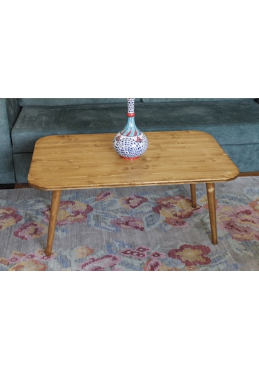 Ahşap Orta Sehpa-köşeli - 60 X 97 Cm
