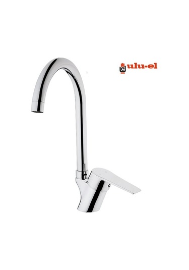 Ulu-el Döner Borulu Evye Bataryası Musluğu Çeşmesi Krom