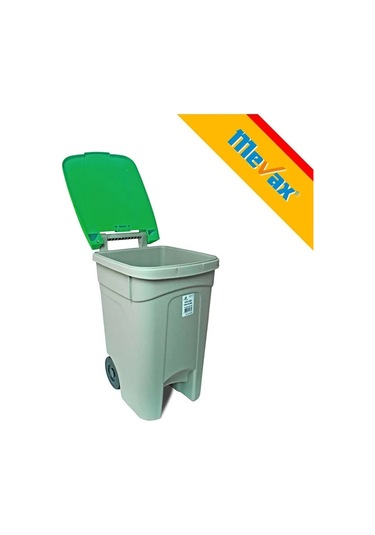 Konteyner Çöp Kovası 65 Lt. Ak734 Altın - Krem