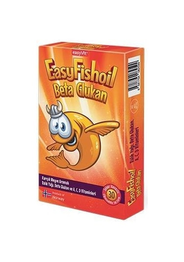 Easy Fishoil Beta Glukan 30 Jel Tablet