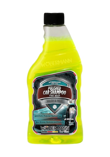 Wöbermann Wash And Wax Ph Nötr Cilalı Oto Yıkama Şampuanı 400 ML