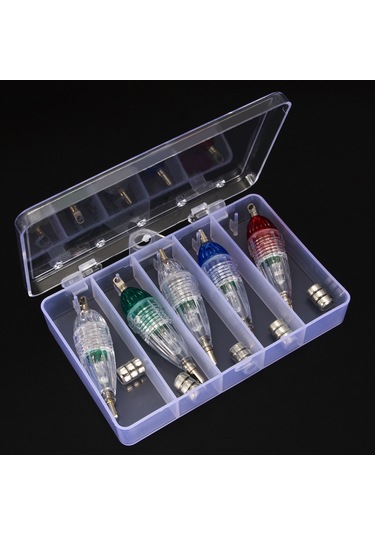 Tenfowee 5'li Su Altı Balık Çekici Led Işık Seti - 360 Aydınlatma, Su Geçirmez, Dayanıklı Pe Plastik Olta Olmayan Paket