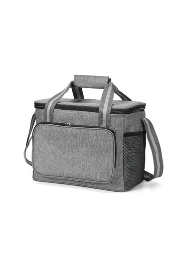 Symbee 15l Gri Oxford Çanta: Isı Ve Soğuk İzolasyon, Su Geçirmez, Piknik Kamp Malzemesi Gri