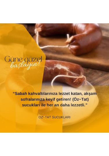 Öztat Yöresel %100 Afyon Kasap Sucuğu 2 KG