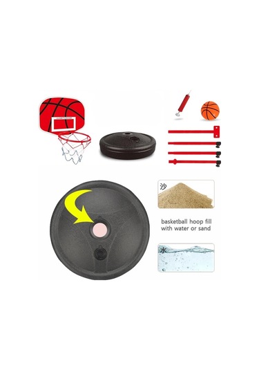 Toddler Ayarlanabilir Basketbol Standı 63-150cm Çocuk Standı