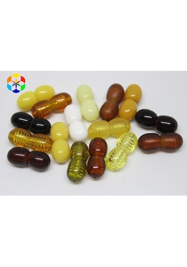Kehribar Klips, Vidalı Klips Seti 16 Değişik Renk Ytm-8430 Gri