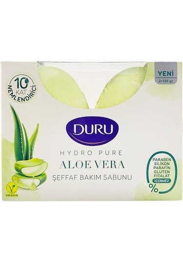 Duru Hydro Pure Aloe Vera Sabunu 2 x 135 G