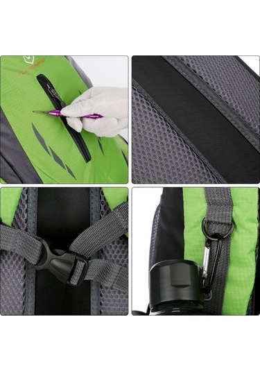 Flybuy Ve Turuncu Su Sırt Omuz Nefes Mekan Kapasiteli Kadınlar İçin Geçirmez Erkekler Dış Dağcılık Çantası Çantası Büyük Alabilir 40l Rm Turuncu