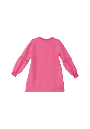 Denokids Mshb&g Leopar Zebra Kız Çocuk Pembe Elbise Pembe