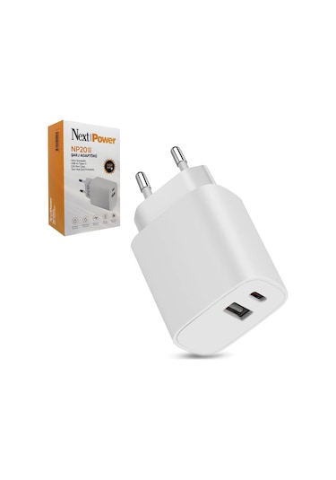 NEXTPOWER ŞARJ ALETİ BAŞLIK HIZLI USB 3A TYPE-C 20W NP-20