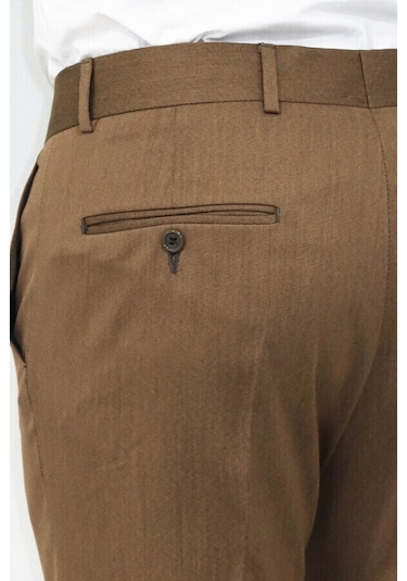 Wessi Slim Fit Taba Erkek Pantolon Taba