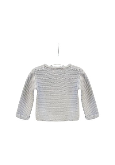 Melonika Basic Bebe Ceket Grey Melange Çok Renkli