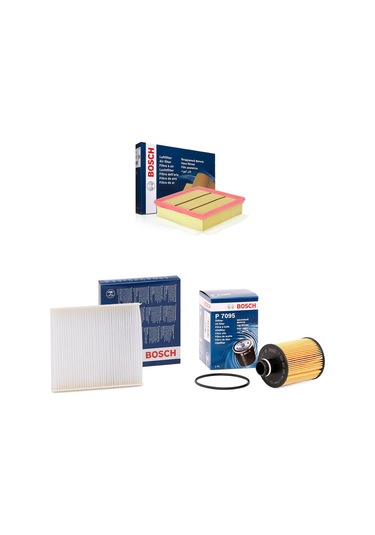 Opel Corsa D 1.3 Cdtı 3'lü Filtre Bakım Seti 2011-2014 Bosch