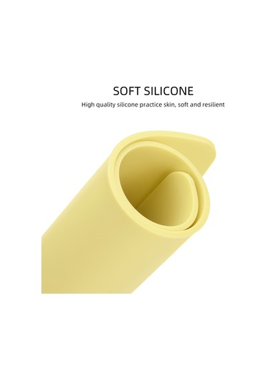 Samdoo 3mm Kalınlikta A4 Boyutlu Renksiz Silikon Dövme Alıştırma Derisi - Tozlama Ve Kesim Teknikleri İçin 5 Adet