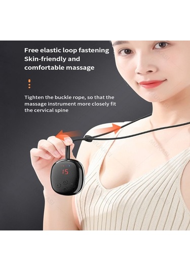 Boyun Masaj Aleti Massagehänge Svart-lcd Svart-lcd Black-lcd Çok Renkli