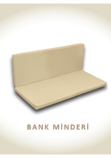 Dekosoy Arkalıklı Bank Minderi 110x50x5cm Krem