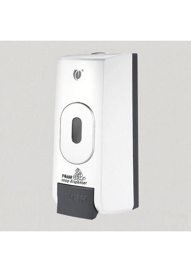 Ximistore9 Beyaz 500ml Duvar Tipi Köpük Sabun Dağıtıcı - Ev, Otel, Banyo Kullanıma Uygun, Dolu Miktarı Gösteren, Yeniden Doldurulabilir Abs Malzeme Beyaz