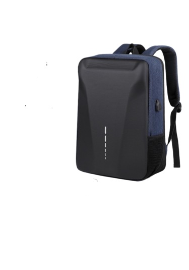 15,6 İnç Sert Kabuklu İş Erkekleri Şifreli Kilitli Çanta- Mavi