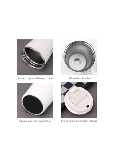 Pembe Çay Su Kahve Termal Kupa Sızdırmaz Seyahat Termos Bardak Çift Paslanmaz Çelik Araba Termos Kupa Termo Cafe 380/510 Ml Kahve Kupa 510 ML