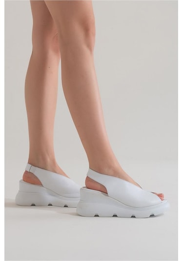Zeyn Shoes 7672 Beyaz Kadın Ayakkabı 001