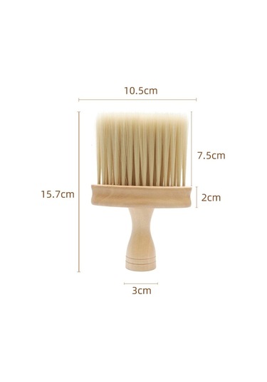 Adet Orijinal Ahşap Yumuşak Boyun Yüz Silgi Berber Saç Temiz Saç Fırçası Sakal Fırçası Salon Kesme Kuaförlük Şekillendirici Araçları