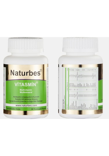Naturbes Vitasmin Multivitamin & Multimineral & Multiantioksidan