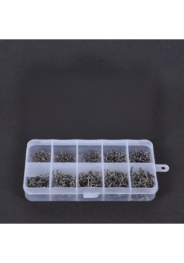 Xiyyadms 600 Adet Yüksek Karbon Çelik İğne, 3 -12 10 Farklı Boy, Delikli Tırnaklı, Balıkçılık İhtiyaçları, Kutulu Paket