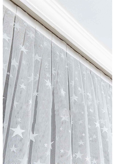 Evdepo Home Kullanıma Hazır Örme Tül Perde (541909320)