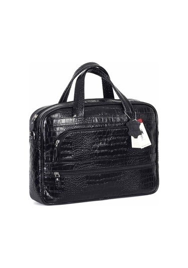 Deri Siyah Laptop Evrak Çantası 251 12-131788 Siyah