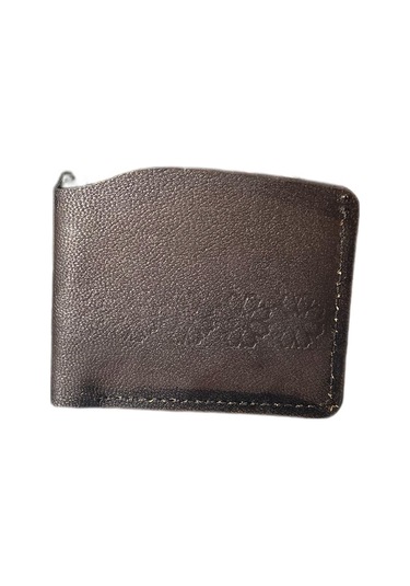 Gerçek Deri El Yapımı Özel Tasarım El Yapımı Klasik Cüzdan Kahve Koyu Kahverengi