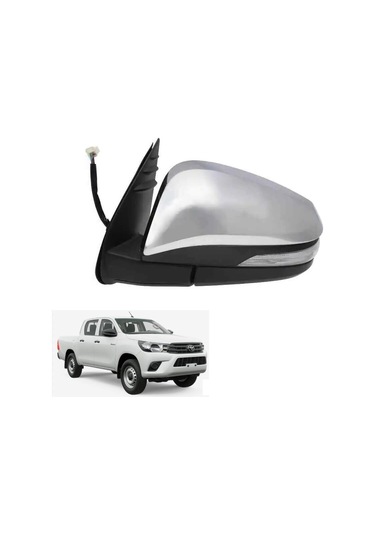 Hyundai Hilüx Revo 2015-2019 Ayna Krom Elektrikli Ayna Sol