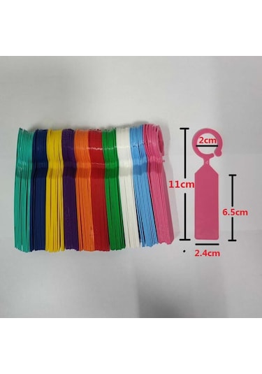 Homyl 100x Asılı Bitkiler Etiketleri Pot Işaretleyici Kreş