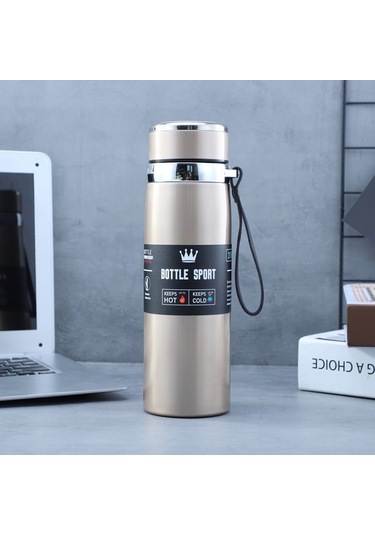 Ykd Store Taşınabilir Paslanmaz Çelik Kettle 1000ml - Dış Mekan Klasik Kahve Demleme Altın 1 L Altın