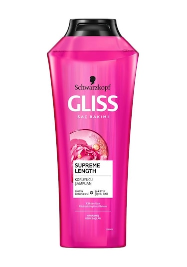 Gliss Supreme Length Uzun Saçlara Özel Şampuan 400 ml x 2 Adet