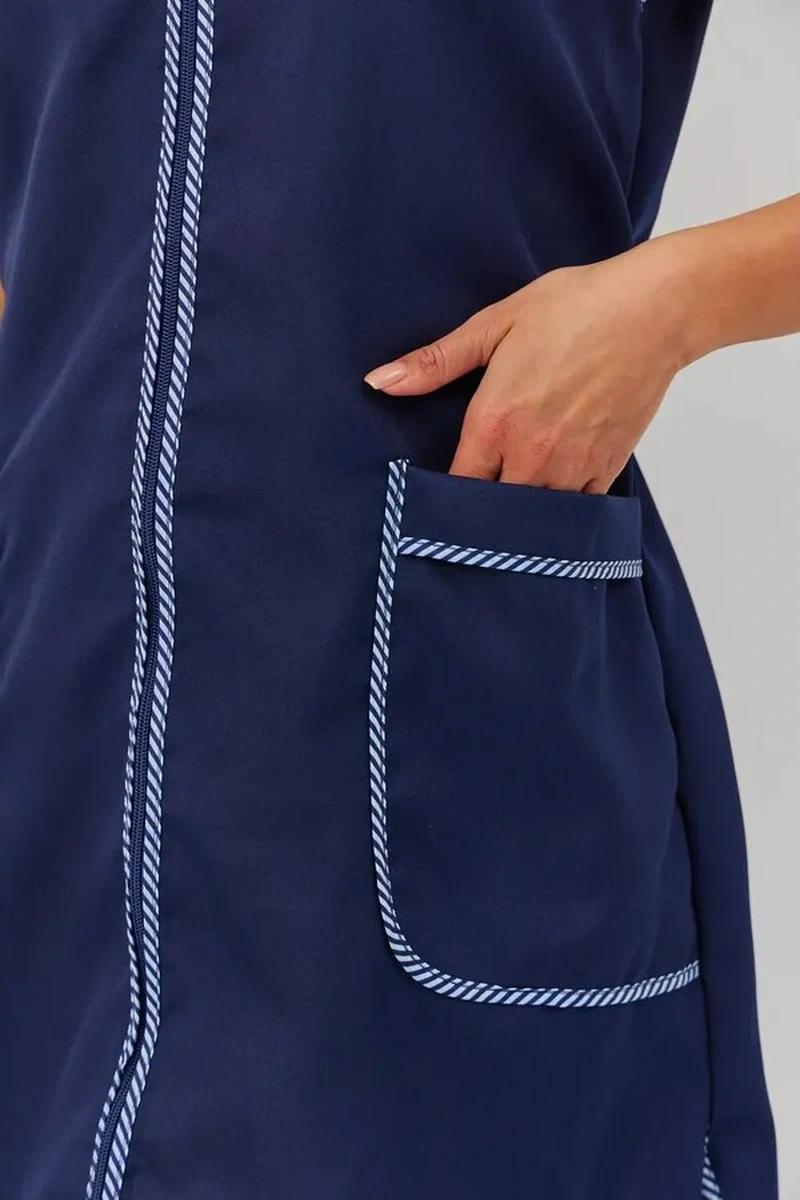 Dadilove Satıcı Önlüğü, İş Gabardin Ceket 365440034 Mavi