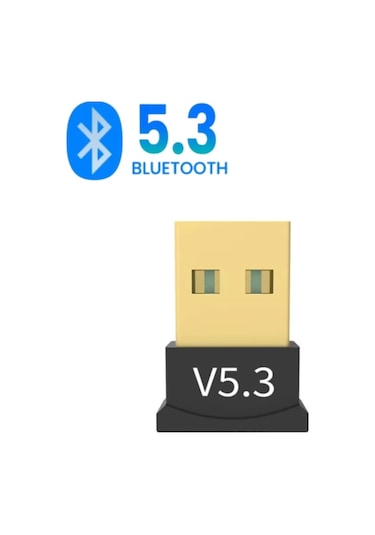 Mnnwuu Bluetooth 5.3 Usb Adaptörü - Pc İçin Kablosuz Fare, Klavye Ve Ses Alıcı 100字符 V5.3