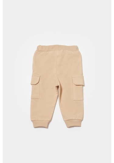 BabyCosy Organik Cepli Pantolon Taş