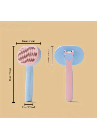 River World Köpekler İçin Tüy Fırçası Kendi Kendini Temizleyen