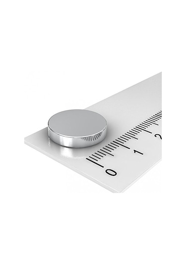 10 Adet Çap 15Mm X Kalınlık 3Mm Güçlü Yuvarlak Neodyum Mıknatıs