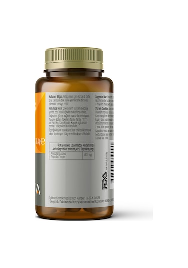 Talya Propolis Eki İçeren Takviye Edici Gıda 60 Kapsül