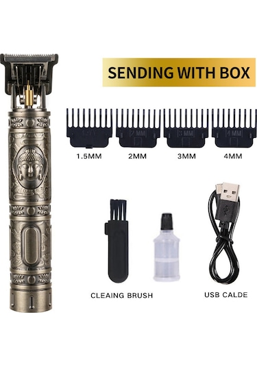 T9 Elektrikli Saç Kesme Makinesi Elektrikli Pusula Elektrikli Pusula Plastik Kaplama Buda Kafası Hepsi Bir Arada Makine