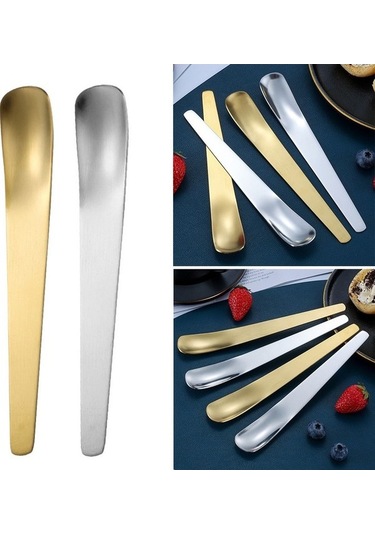 Fastbuy Tatlı Ve Çay Kaşığı İkili Seti Gümüş Renk Gümüş, Şık Ve Pratik, Herkes İçin Uygun